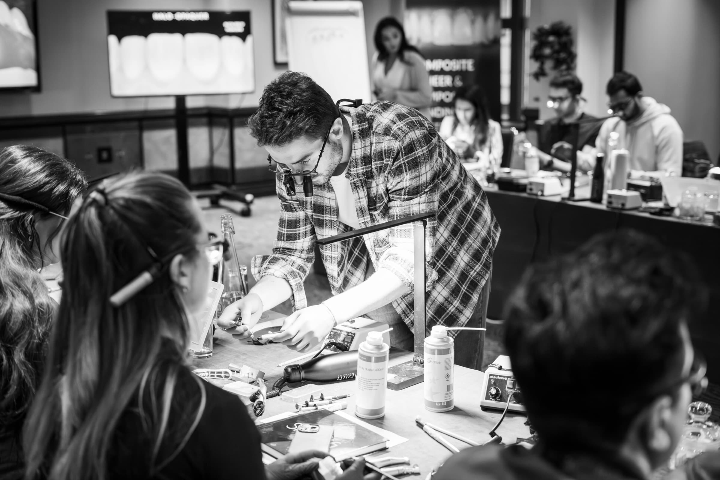 Dr Albert Gajdos teaching delegates on the Simplifi Composite course
